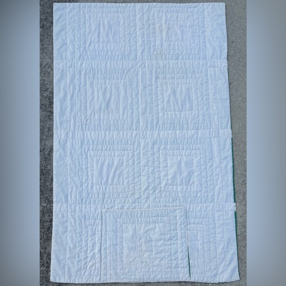 1980s Vintage Cranston cotton fabric quilt blocks print country folk art friends - Picture 5 of 7